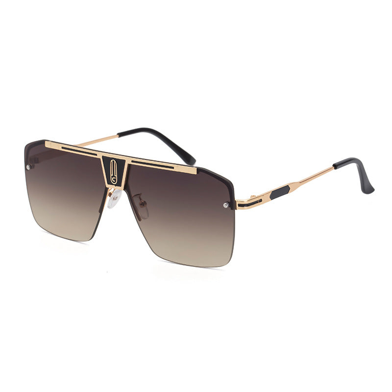Wholesale PC Large Square Frame Men's Sunglasses